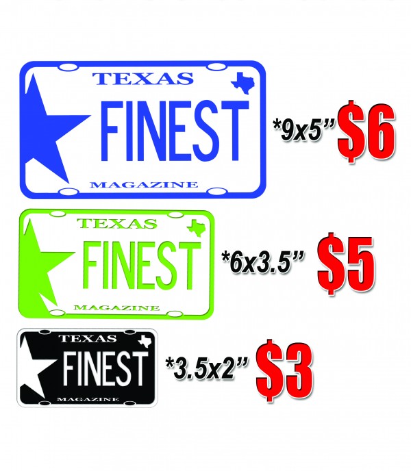 Texas Finest Magazine Stickers – Decals